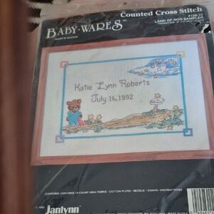 Janlynn Baby Wares Counted Cross Stitch Kit